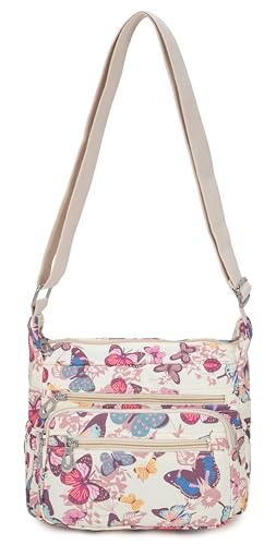 Image of Pealwel Women Shoulder Handbag Roomy Multiple Pockets Bag Ladies Crossbody Purse Tote Top Handle Satchel