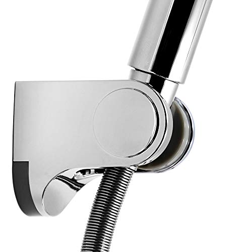 Preisvergleich Produktbild Kusun verstellbar Brausehalter Wandstange Duschkopfhalter für Badezimmer Handbrause Neigungswinkel verstellbar 25mm HSZJ001