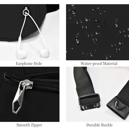 fanny pack for women mencrossbody fanny pack water resistant sports waist bag pack belt bag for travel hiking running