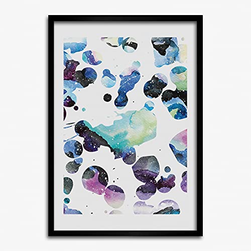 Cadre MDF 50x70 cm Tulup Galaxie colorée pour tableau peinture et affiche