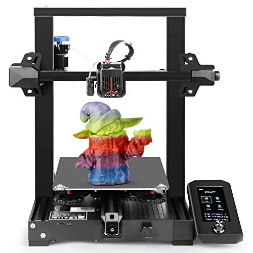 Creality Imprimante 3D Ender-3 V2 Neo avec CR Touch, Extrudeuse Bowden Métallique, Conception Intégrée Stable, Assemblage Rapide, Plaque de Construction Magnétique en Acier à Ressort PC 220*220*250mm