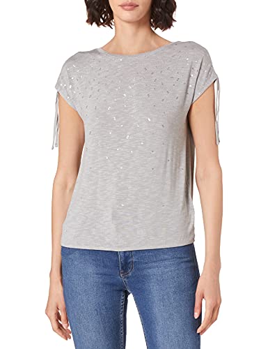 Street One 316401 T-Shirt, Light Shadow Green Melange, 48 Femme Cover