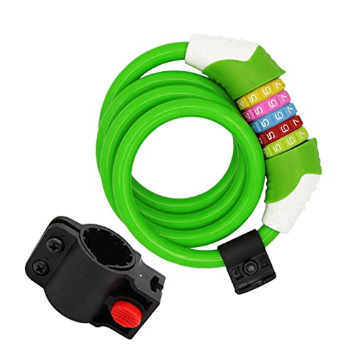 BCOATH 1Pc 5 Fechadura De Bicicleta Resistente Fechadura De Ferro Porta Deslizante Trava De Espiral