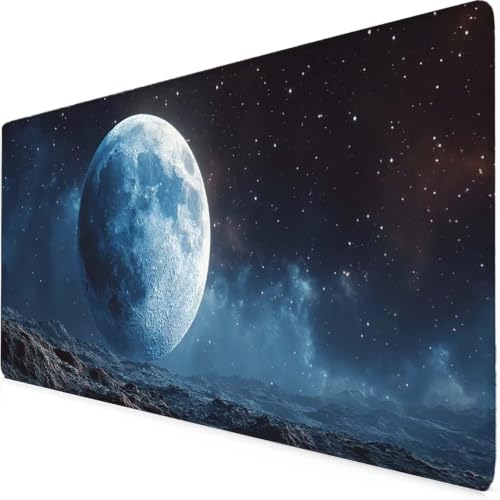 Tapis de Souris XXL Antidérapant avec Bords Cousus contre les Glissements
