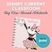 Happy Planner Disney Daily Notebook for Office, School or Journaling, Disc-Bound Notebook, Big Size, 60 Dot-Lined Pages, Minnie Mouse Theme, Current Classroom