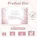 Two Little Babies in Bloom Backdrop Pink Floral Theme Twins in Bloom Backdrop Banner Watercolor Flowers Photography Background for Twin Girls Baby Shower Supplies 5x3ft