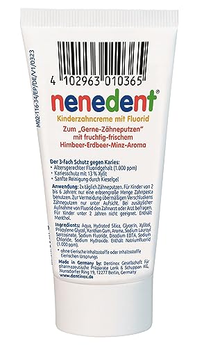 NENEDENT Kinderzahncreme m.F 50 ml – Bild 3