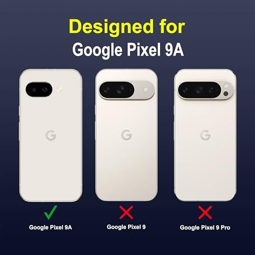 Image of amazon basics Back Case Cover for Google Pixel 9A | Compatible for Google Pixel 9A Back Cover | Liquid Silicon Magic Case with Camera Protection | Sapphire
