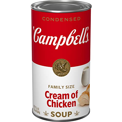 Campbell's Condensed Cream Of Chicken Soup, Family Size 22.6 Ounce Can #TOP28
