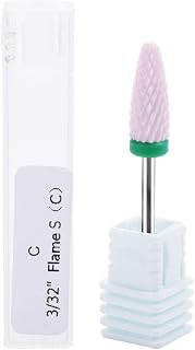 Nail Drill Bit,Ceramic Drill Bits for Removing Nail Polish and Gel,Nail Drill Bit Diamond Cuticle Electric Nail File Carbide Cuticle Remover Bit for Nail Polishing Manicure Tools(23ST)
