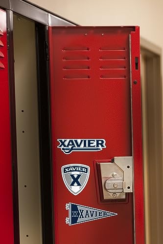 Image of Xavier University 10ct Vinyl Large Deluxe Stickers Variety Pack - Laptop, Water Bottle, Scrapbooking, Tablet, Skateboard, Indoor /Outdoor - Set of 10