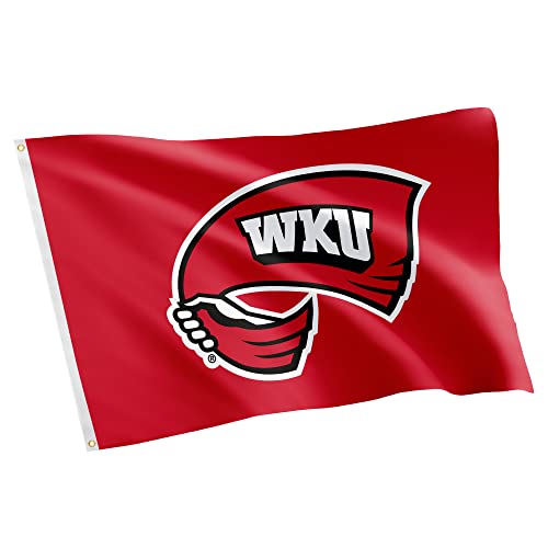 Desert Cactus Western Kentucky University WKU Flag - 3 x 5 Feet Hilltoppers Banner, Indoor/Outdoor Durable Fabric, 100% Polyester Design (Style 1)
