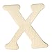 RAYHER 6162300Â Wood Letters, 4Â cm, X