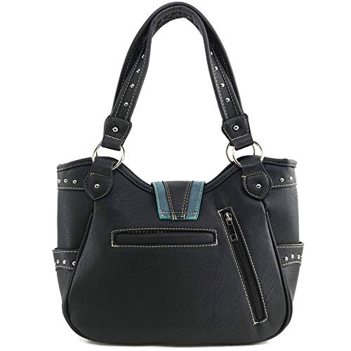 Bolso tote Western con hebilla floral para mujer miniatura 4