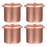 Coupelles réutilisables pour bougies chauffe-plat : elles permettent de récupérer une grande quantité de cire qui coule lorsque la bougie est allumée, protégeant ainsi vos meubles