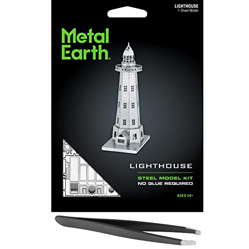 Kit métal 3D phare Metal Earth en acier découpé au laser avec pince
