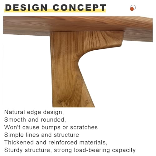 Mesa consola de acento estrecha de madera para sala de estar y pasillo moderno 4
