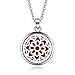 Produktbild Ätherisches Öl Diffusor Halskettedurchbrochene Muster Aroma Anhänger Halskette Edelstahl Aromatherapie Ätherisches Öl Diffusor Parfüm Box Medaillon Anhänger Schmuck