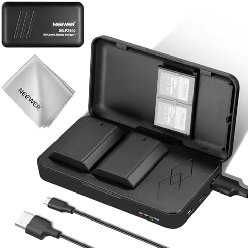 NEEWER NP-FZ100 Lot de 2 chargeurs de Batterie de Rechang…