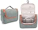 CozyCabin Hanging Toiletry Bag Travel Toiletry Kit for Men Women Toiletries Cosmetics Water Resistant with Mesh Pockets & Sturdy Nylon Hanging Hook Shower Bag, Organizer for Travel Accessories