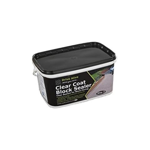 Drive Alive Clear Block Driveway Paving & Path Sealer 3 x 4 Ltr Cover