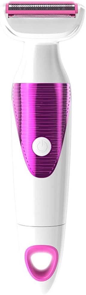 Electric Razor for Women - Womens Shaver Bikini Trimmer Body Hair Removal for Legs and Underarms Rechargeable Wet and Dry Painless Cordless with LED Light