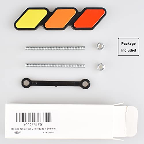 Image of Boigoo Cars Front Grille Trims - Grill Badge Emblem Sticker