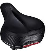 Marlin XL Gel Bike Seat Cushion Cover, Comfort For Men, Women