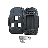 Key Fob Cover Shell Fits for Lexus ES300 ES330 GS300 GS400 GS430 GX470 IS300 IS330 LS400 LS430 LX470 RX300 RX330 RX350 RX400h RX450h2 SC430 - Crack-Resistant & Durable - Bottle Opener (Matte Black*1)