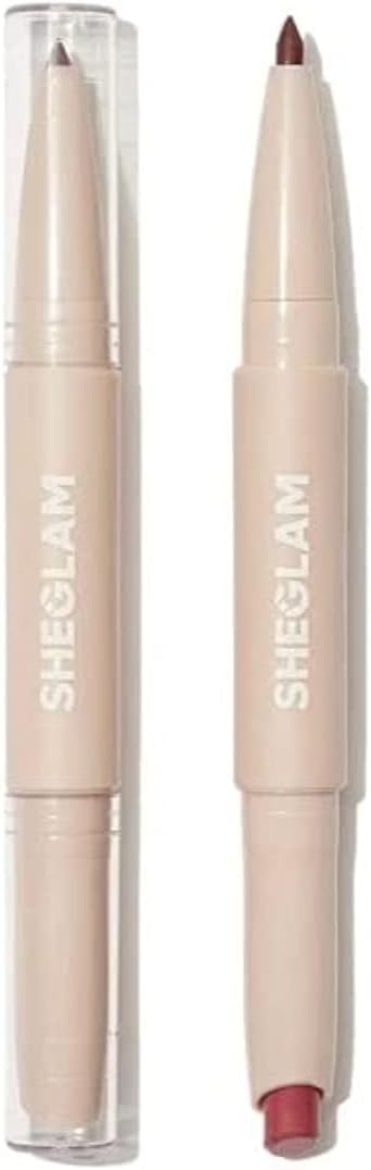 SHEGLAM 'Lip Colour & Lip Liner Duo - Glam 101 - Macaron Macaron, 0.35 Ounce (Pack of 1)