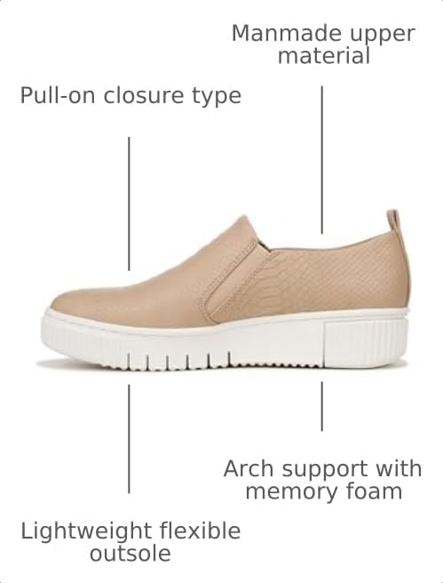 Image of Naturalizer Womens Turner Platform Slip on Fashion Sneaker