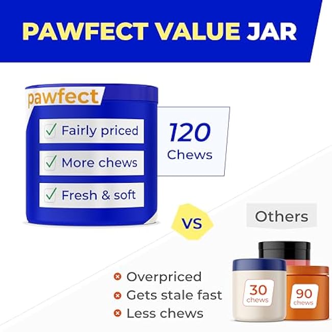 Pet Probiotics for Dogs & Digestive Enzymes for Dogs | Gut Health & Digestive Function Support | Pumpkin & Omega | Prebiotic Supplement Chews-uFwP7OCs