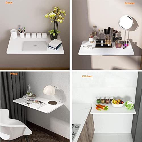 Table murale pliante 60x30 : la solution gain de place pour petit studio - 8
