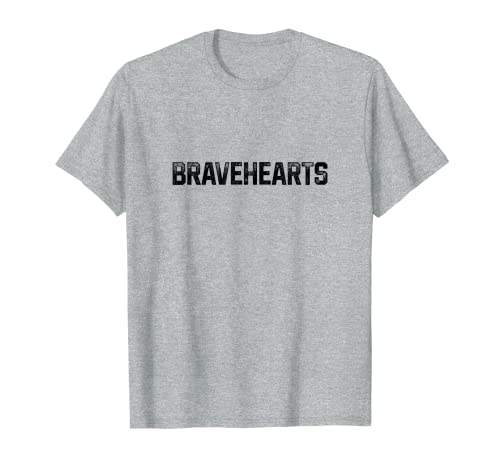 Bravehearts Vintage Retro College University Alumni T-Shirt