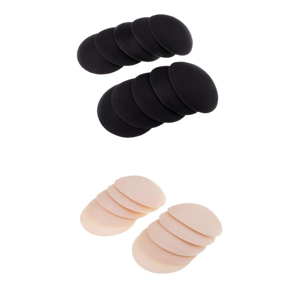 VELURA 10 Pairs Round Female women Cloth Pad Inserts Push Up Sponge for Swimwear |10 Pairs women Cloth Insert Pads|women Cloth Cup Pads| Sewing |Crafts-image-37