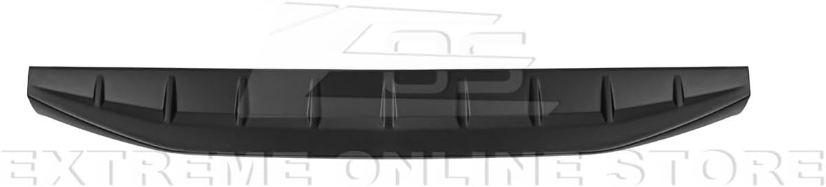 Replacement for 2019-Present Ram 1500 All Models | Street Series ABS Plastic - Matte Black Rear Trunk Lid Wing Tailgate Spoiler SPOILER-577-ABS