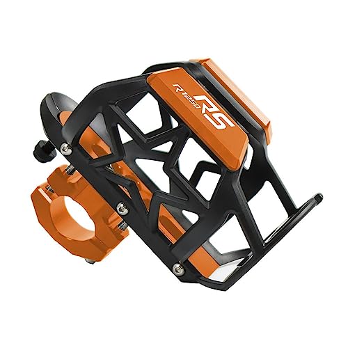 ZYAURA F R1200 RS R1250 RS Motorbike Beverage Water Bottle Cage Drink Cup Holder Sdand Mount Accessories for BMW R1200RS R1250RS Y (Color : Orange R1250RS)