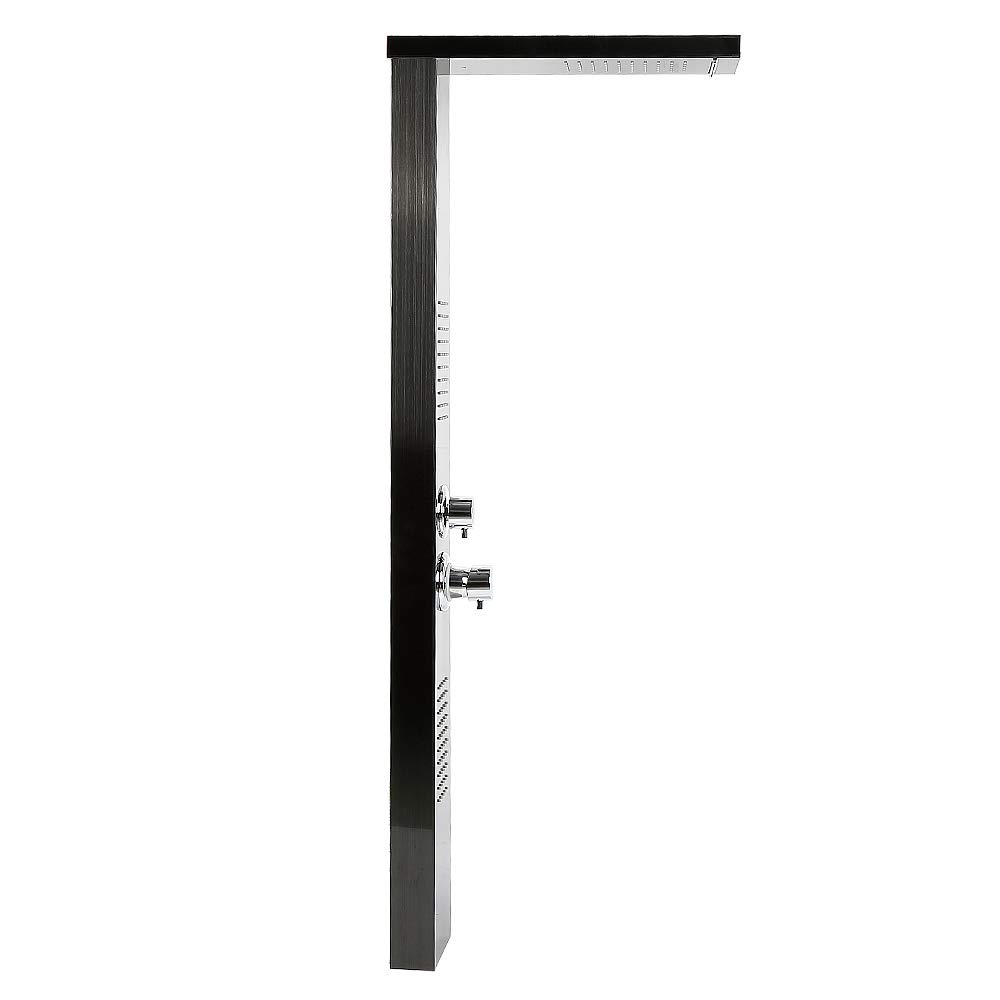 Columna Ducha Columna de Hidromasaje con Grifo Acero Inoxidable Panel Duchas Set Ducha Sistema Duchas de Baño,15 * 47 * 130 cm