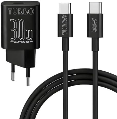 Carregador 30W + Cabo Tipo C T...