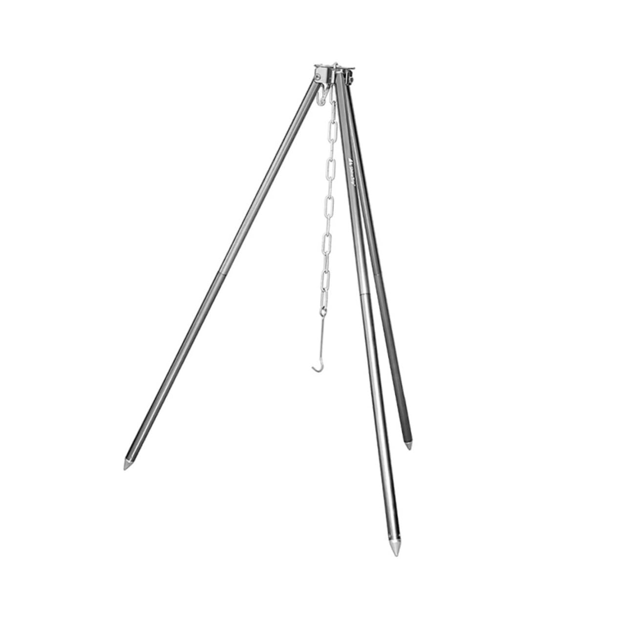 Trépied de camping pliable HEMOTON accessoire cadre de feu de camp robuste