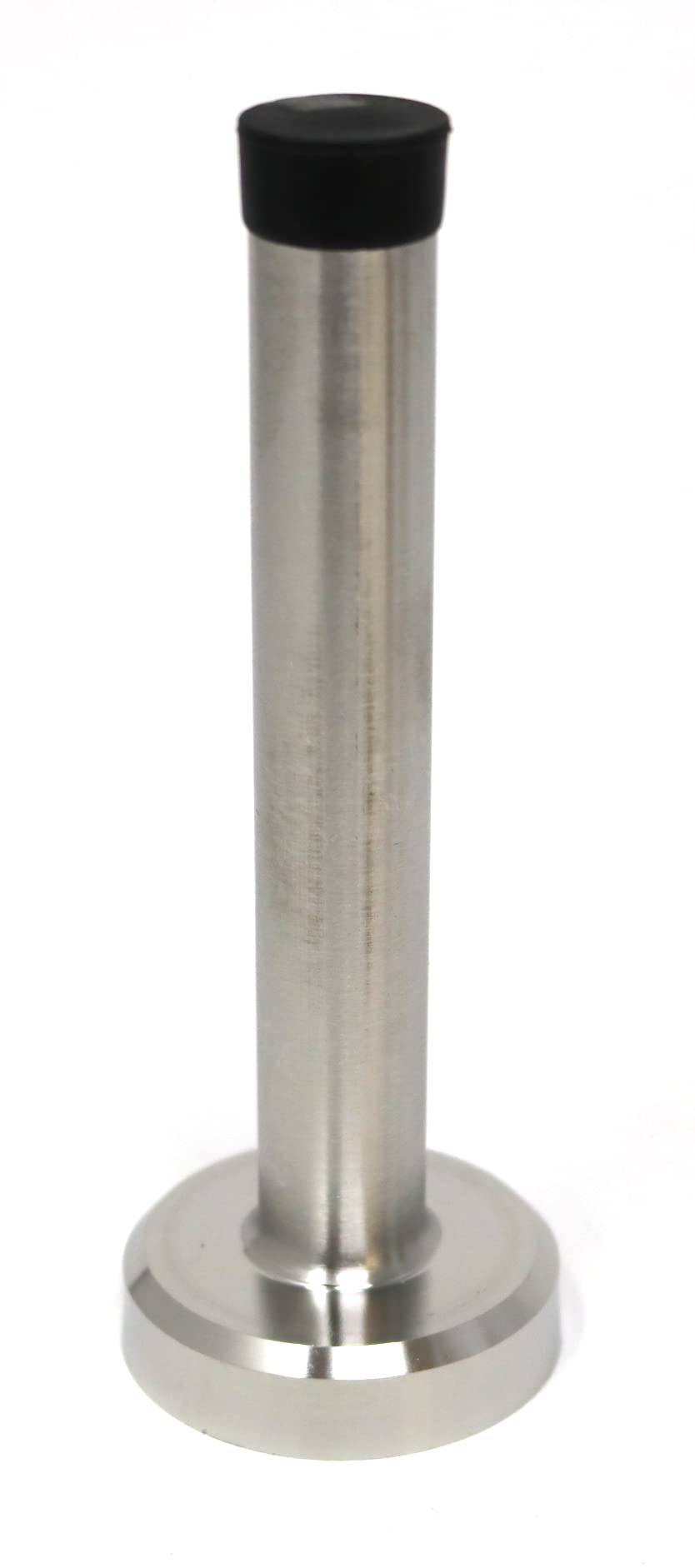 Fixte Silver Stainless Steel Door Stop Wall Floor Mounted Stopper Skirting Board Metal Buffer (120Mm)