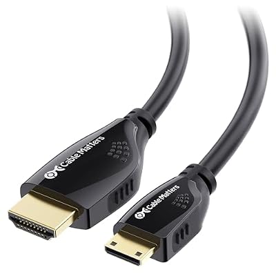 Cable Matters High-Speed Long 4K Mini HDMI to HDMI Cable - 25ft, HDMI2.0 Ready for Tablets, Nikon, Sony, Canon DSLR, Raspberry Pi Zero