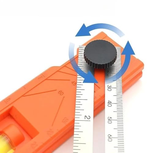 Règle d'angle de précision en bois avec guide réglable 15 à 90°