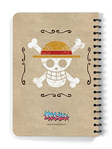 Image of ComicSense.xyz One Piece Anime Sketchbook Wanted Luffy A5 Spiral Drawing Sketch book Unruled for Kids Students Gift