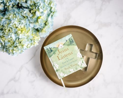 Image of Jesus Listens--for Lent and Easter, Padded Hardcover, with Full Scriptures: Prayers for the Season - The Perfect Christian Gift for Lent and Easter