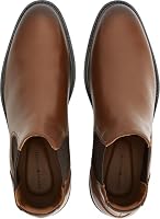 Tommy Hilfiger Herren Corporate Dressy Lth Chelsea FM0FM05935 Niedrige Stiefel, Braun (Winter Cognac), Größe 39,5 – Ansicht 4
