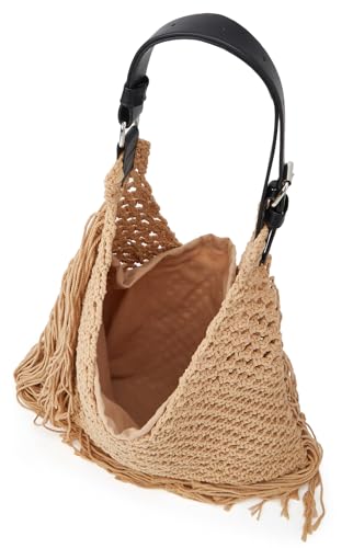 Bolso de hombro tejido verano para mujer miniatura 5