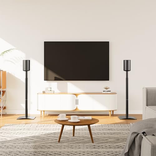 Mounting Dream Speaker Stands for Sonos Era 100, One, One SL, Play:1, Height Adjustable Up to 42", Set of 2 Surround Sound Speaker Stand with Cable Management, 13.2 LBS Loading MD5412 - image 8