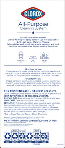 image for Clorox All-Purpose Cleaning System with one Reusable Spray Bottle Plus