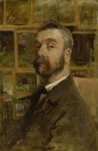 Affiche Toile Autoportrait Anton Mauve Grand Format 60x90cm pour Habiller un Mur Vide